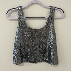 Guess sequined top